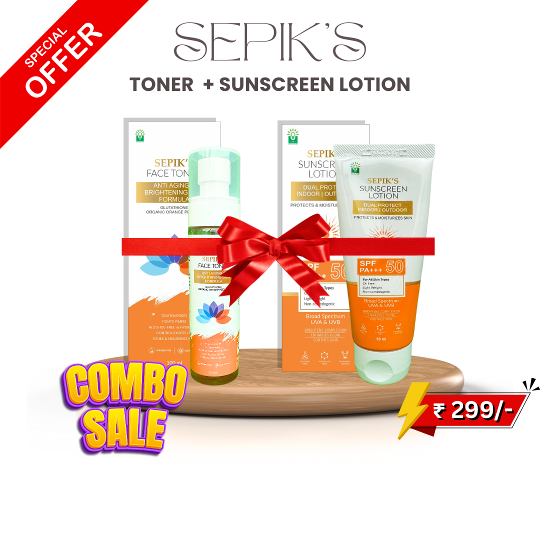 Face toner +Sunscreen Lotion