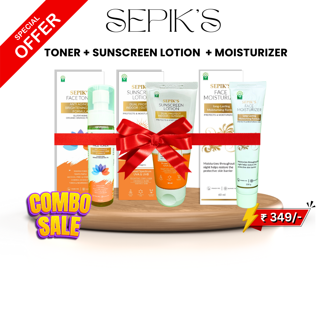 Toner+Sunscreen Lotion+Moisturizer